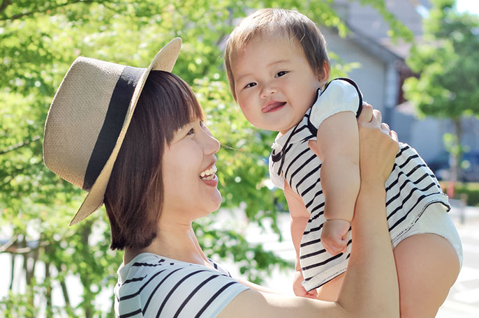 赤ちゃんと一緒にご来院下さい